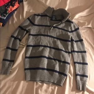 Quarter zip up sweater